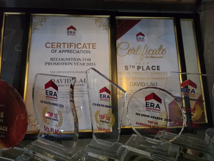 ERA awards and certificates earned by David Lau